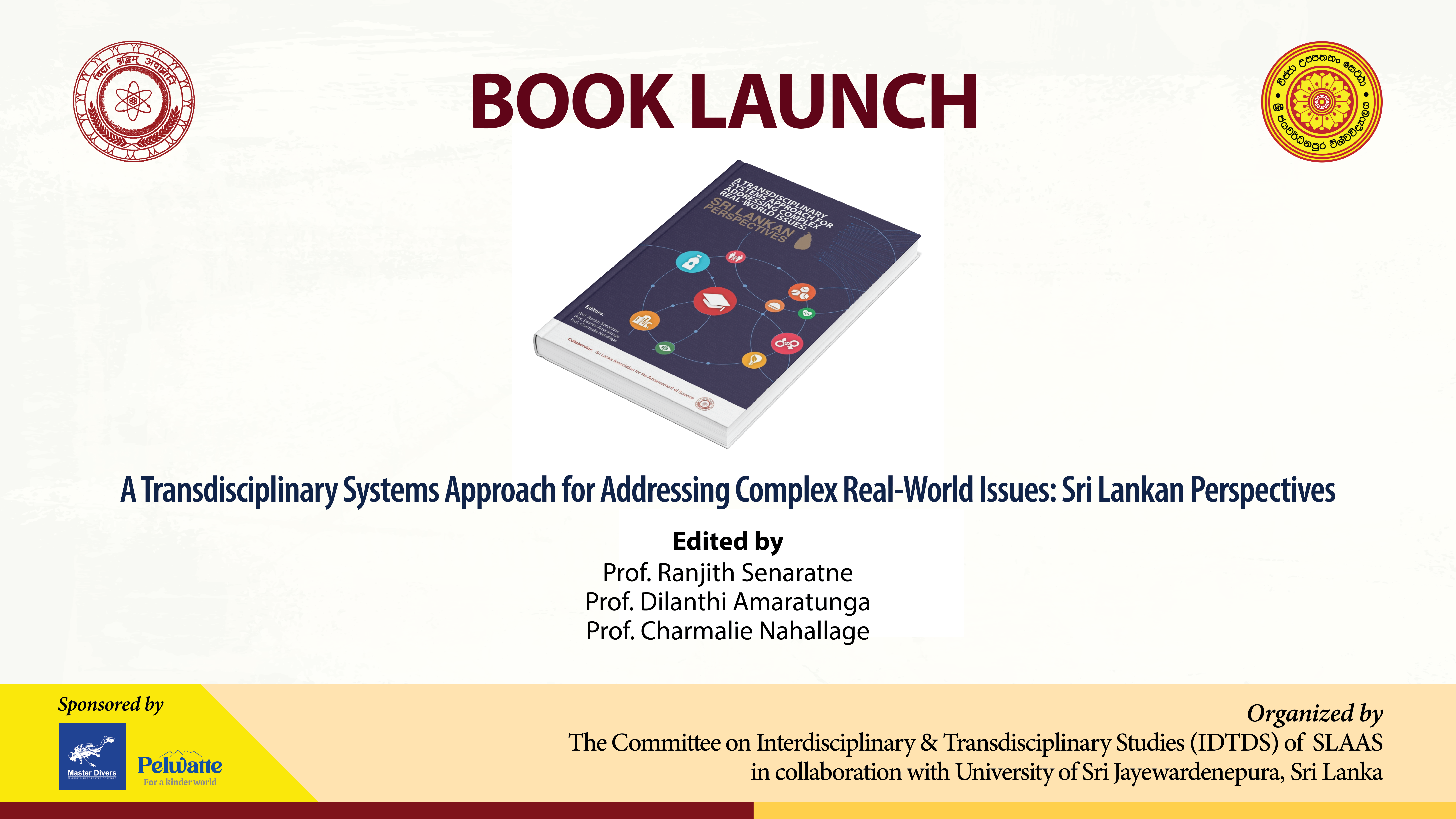 IDTDS Book Launch 2026 Flyer